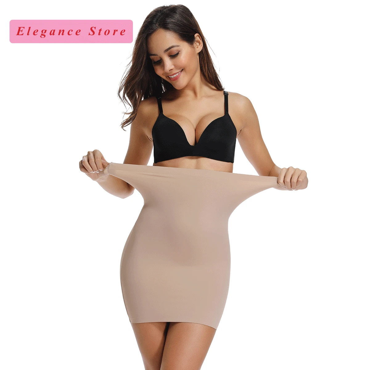 Body Shaper Пояс Высокая талия юбка стройнящее платье Для женщин нижнее подтягивающее ягодицы животик Управление подтягивающее Ягодицы сексуальное женское белье