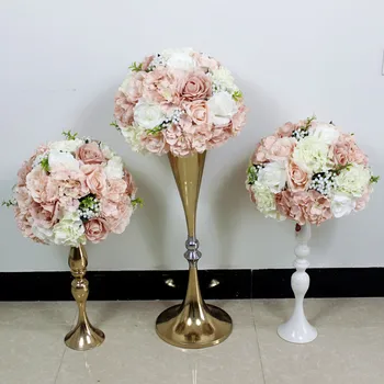 

best style wedding table flower ball artificial arch flower wall 10pcs/lot wedding table centerpiece flore arrangement