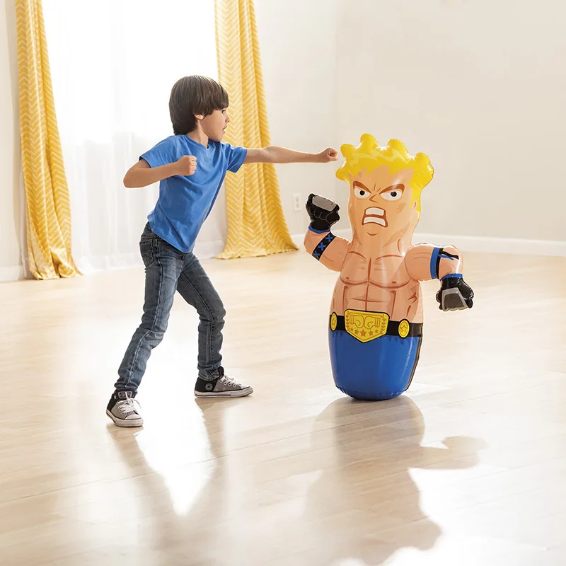 Inflatable-Toy Boxing-Doll Tumbler Bunker Play Outdoor Children for 3-10 Kid Physical