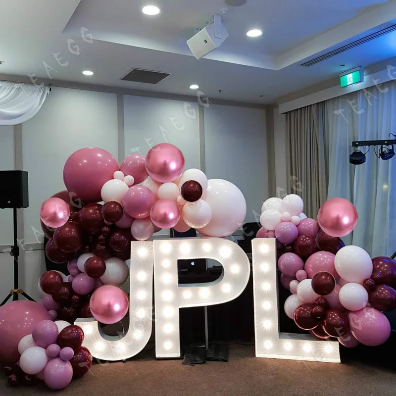 

118Pcs Double Layer Pink Birthday Party Decorations Balloon Garland Arch Kit For Bride To Be Wedding Partydecor Baby Shower Girl