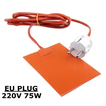 

Silicone Engine Heater Pad Oil Pan Tank Heating 9x13cm Engine Heating Pad 110V 120W 220V 75W US/EU Plug