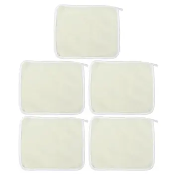 

Nylon Wash Cloth 5pcs Exfoliating Face and Body Wash Cloth Soft Bath Cloth Scrub Facial Cloth with Short Loop for Home Daiy Use