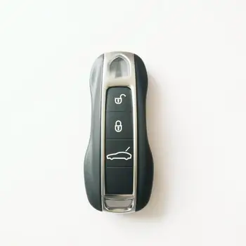 

With logo 3 Buttons Smart Remote Key Shell for new 2019 Porsche 911 Panamera Cayenne Macan Replacement Smart Key Blank Cover