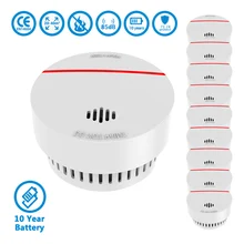 CPVan огонь дымовые датчики детектор дыма дымовой датчик сигнализации для курения CE сертифицированный EN14604 пожарная сигнализация dedektyor 10 лет батарея качество жизни Автономный Дымовой чувствительный детектор