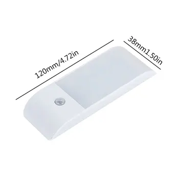 

Smart Creative Led Human Body Infrared Sensor Light Usb Charging Wardrobe Corridor Decorative Night Light