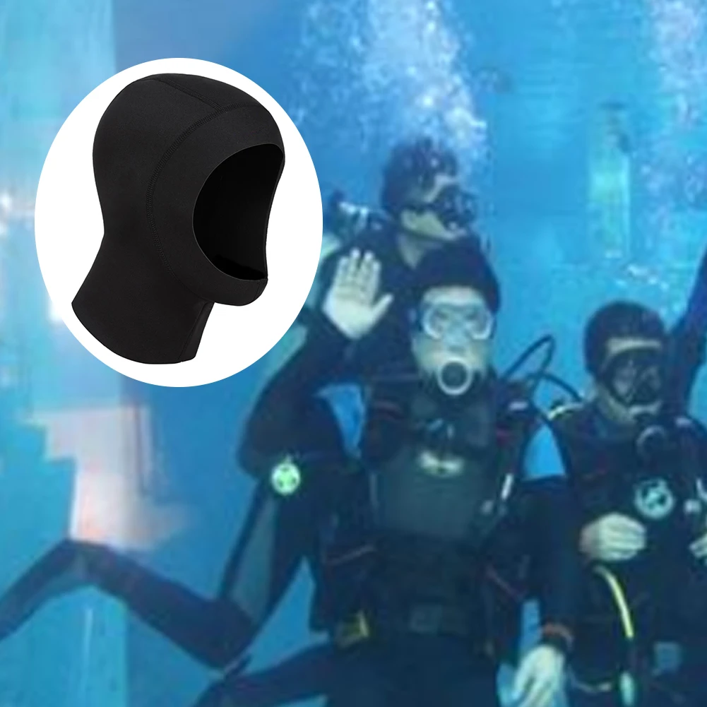 Шапочка для ныряния, шляпа из неопрена, подводное плавание, для серфинга, 1 мм, покрытие для подводного плавания, капюшон для подводного плавания, гидрокостюм для шеи, зимний теплый