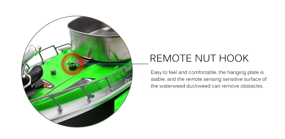 Flytec 2011- 3 RC Boat Intelligent Wireless Electric Fishing Bait Remote Control Boat Fish Ship Searchlight Toy Gifts For Kids