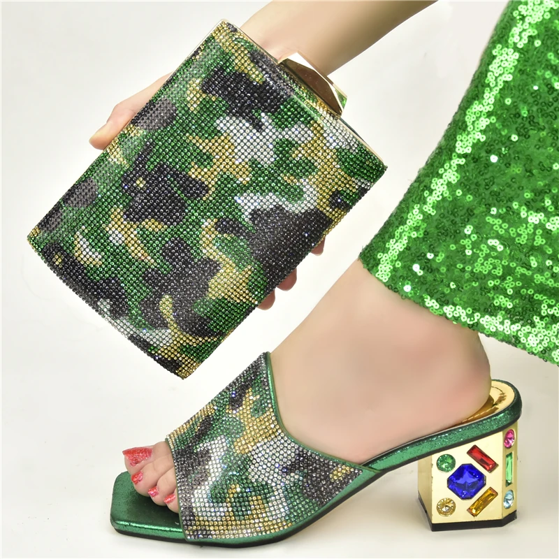 New Italian Ladies Shoes and Bags to Match Set Women Shoes and Bag Set African Sets Nigerian Women Party Bag