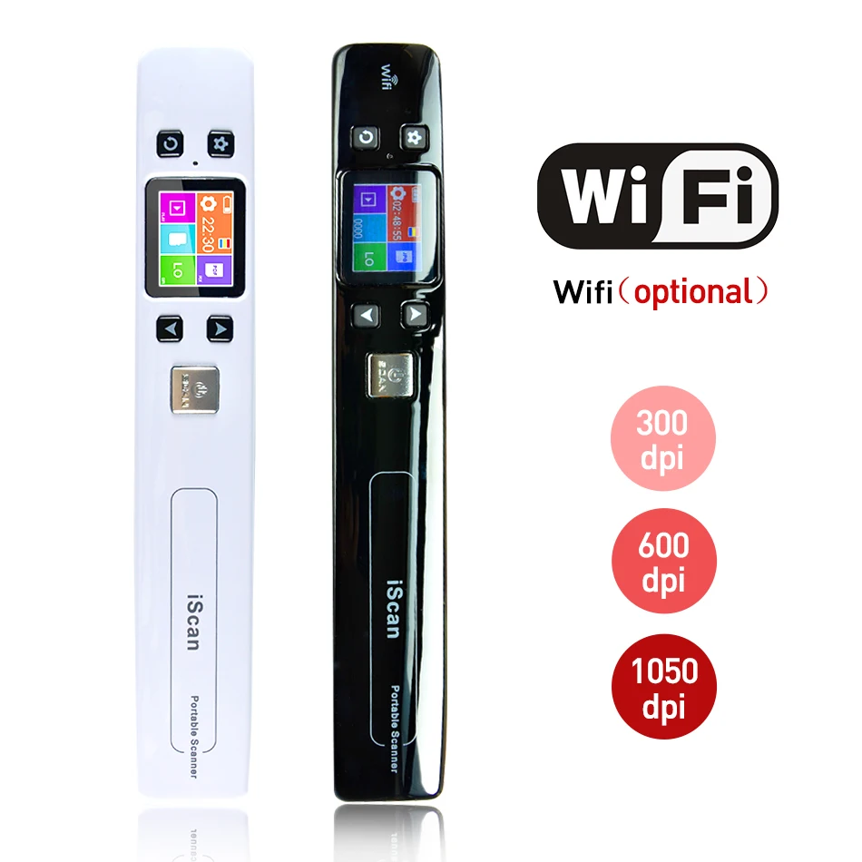 Iscan02 портативный цифровой беспроводной Wi Fi 1050DPI ЖК офисный сканер документов фото