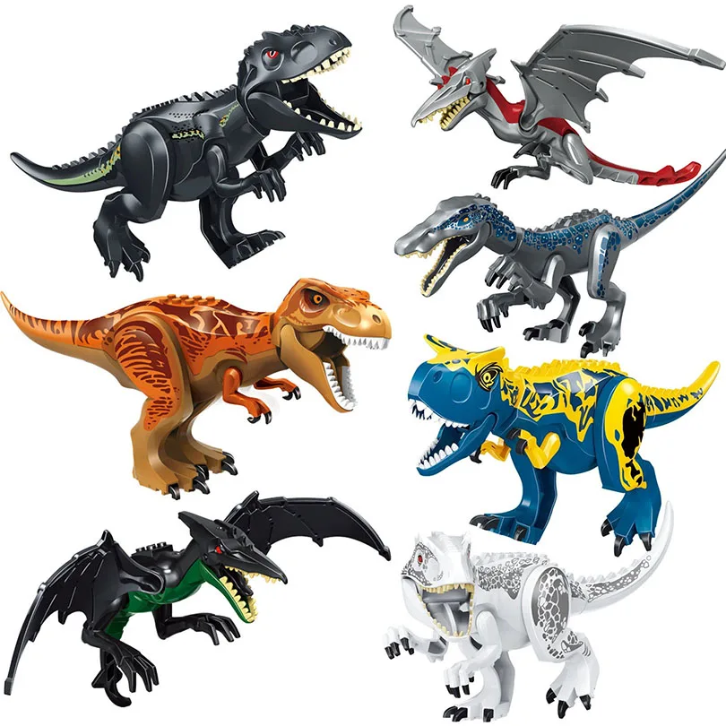 Jurassic World Dinosaur House Figures Building Block Brick Toy Children Boy Gift 