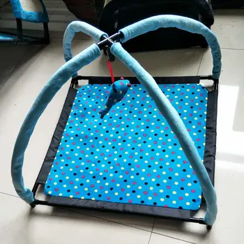 

Portable Cat Game Tent Climbing Frame with Hanging Fish Toy Kitten Pet Bed Toy Entertainment Practical Interactive