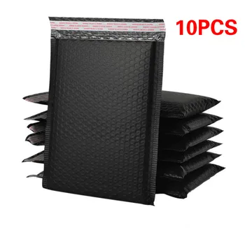 

Bubble Buffer Anti-fall Protection Balloon Waterproof Black Plastic Packaging Bag Courier Package Envelope Poly Mailer 18*23cm