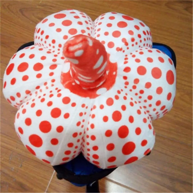 Yayoi Kusama волна точка Тыква вниз хлопок подушка бытовой диван пуховая подушка креативный офис Nap Подушка X2416 - Цвет: 30CM