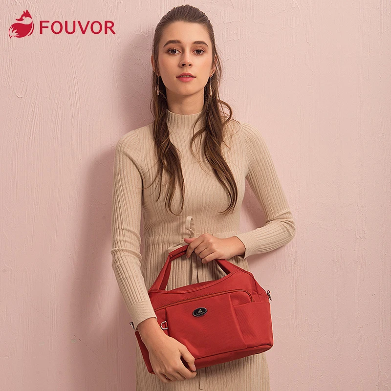 Fouvor 2019 новые модные женские сумки большой емкости Оксфорд нейлон холст