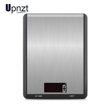 

Digital Kitchen Food Scale 22lbs/10kg Precision Food Scale LCD Display Tempered Glass Surface Touch Screen