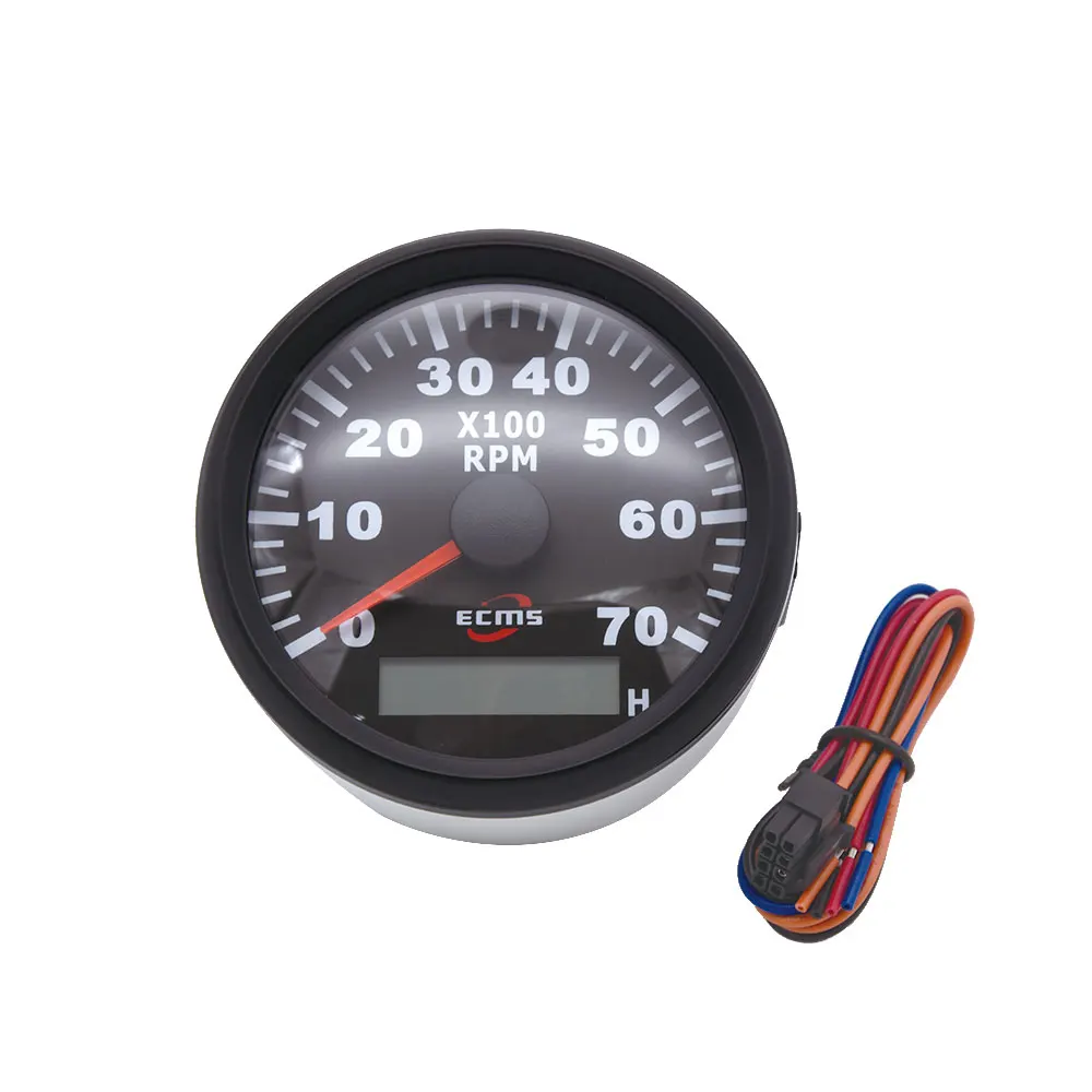 85 мм gps одометр 0-999 узлов км/ч mph 12 V/24 V lcd цифровой спидометр автомобиля с подсветкой морской яхты Мотоцикл лодка автомобиль