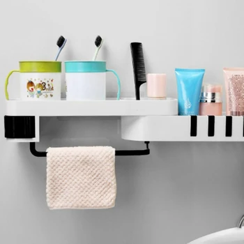 

Holder Bath Desk Makeup Organizer Wall Decoration Bathroom Storage Rack Wall Hanging Corner Shower Shelf Kitchen Storage Rack