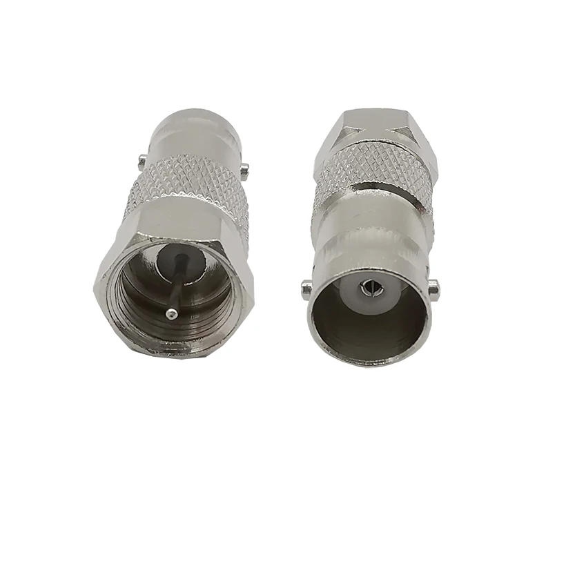 

2Pcs F Male Plug to BNC Female Jack Straight RF Connector Adapter for CCTV TV Coaxial connector