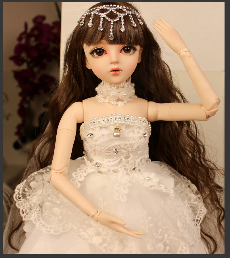 

1/3ball jointed Doll BJD Handpainted Tiffany gifts for girl Handpainted makeup fullset Lolita/princess doll with clothes