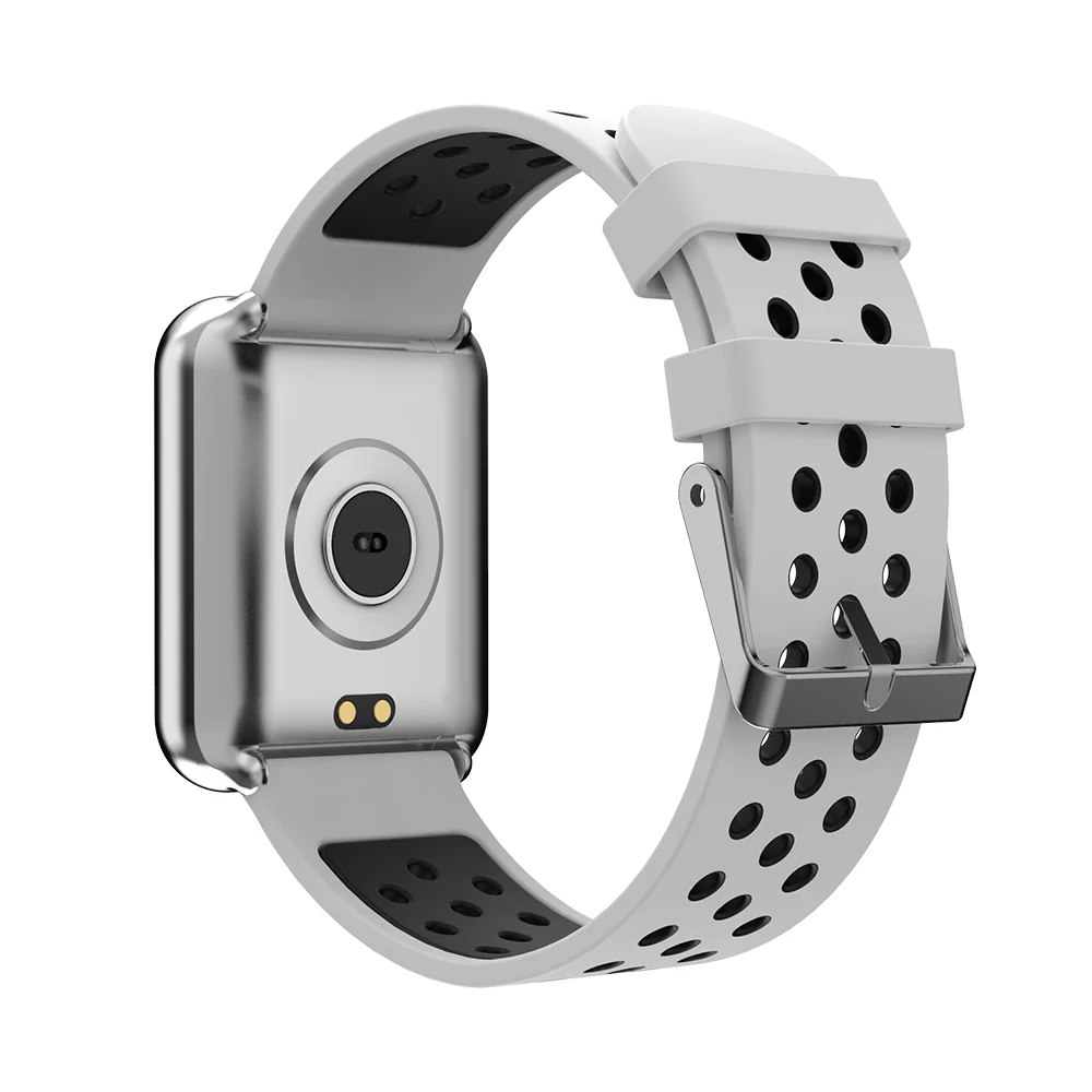 Постоянный дисплей экран Smartwatch IP67 водонепроницаемый смарт-часы фитнес-трекер Видимый под солнцем шагомер для iOS Android