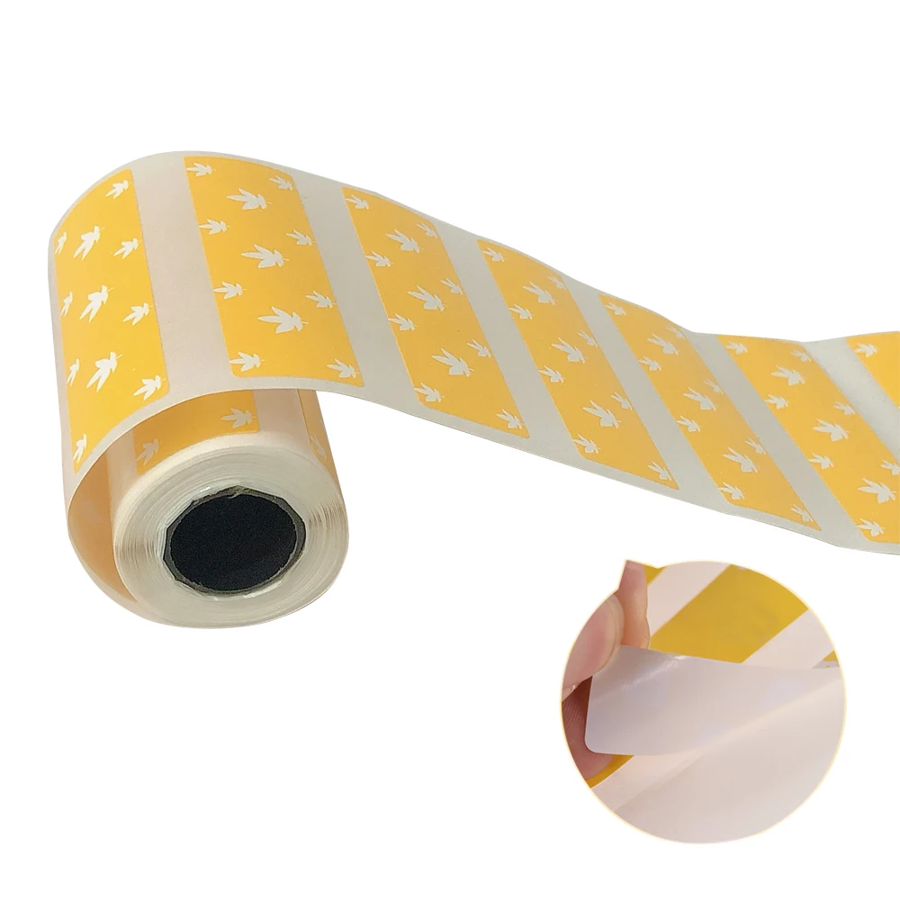3 Rolls Cute Cartoon Direct Thermal Labels Roll Strong Adhesive Sticker Clear Printing for PeriPage A6 Pocket BT Thermal Printer