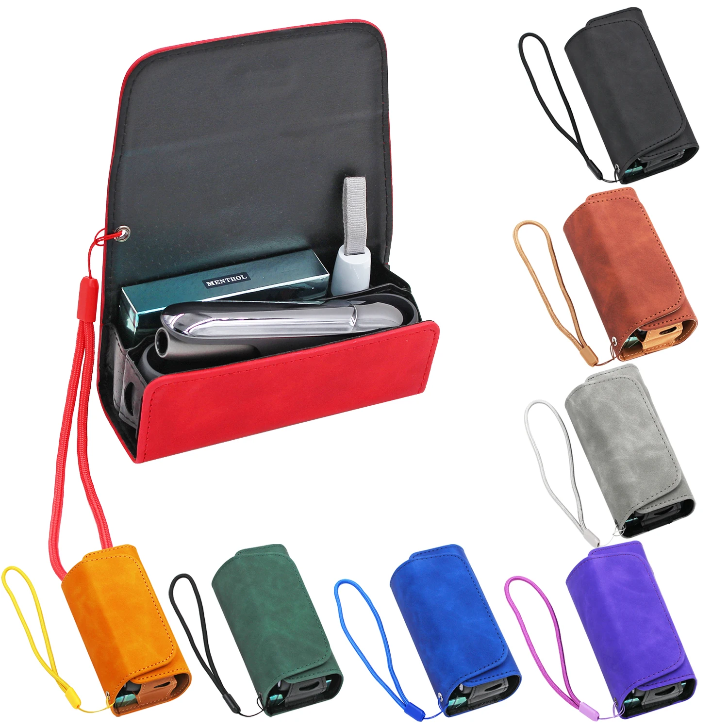 Чехол-книжка для Iqos 3 0 Duo кожаный 8 цветов | Электроника