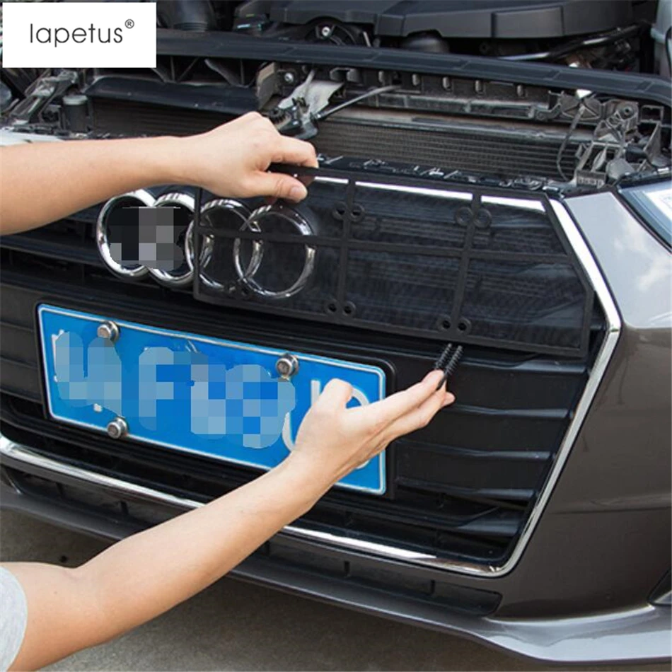 Аксессуары Lapetus, подходят для Audi A4 B9-, передняя головка, сетка от насекомых, решетка, защитная сетка, Формовочная крышка, комплект, отделка