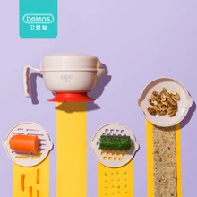 Beiens измельчитель для детского питания, 9 шт., измельчитель для детского питания, инструменты для измельчения, детский кухонный комбайн, безопасная миска для малыша, инструменты для приготовления пюре