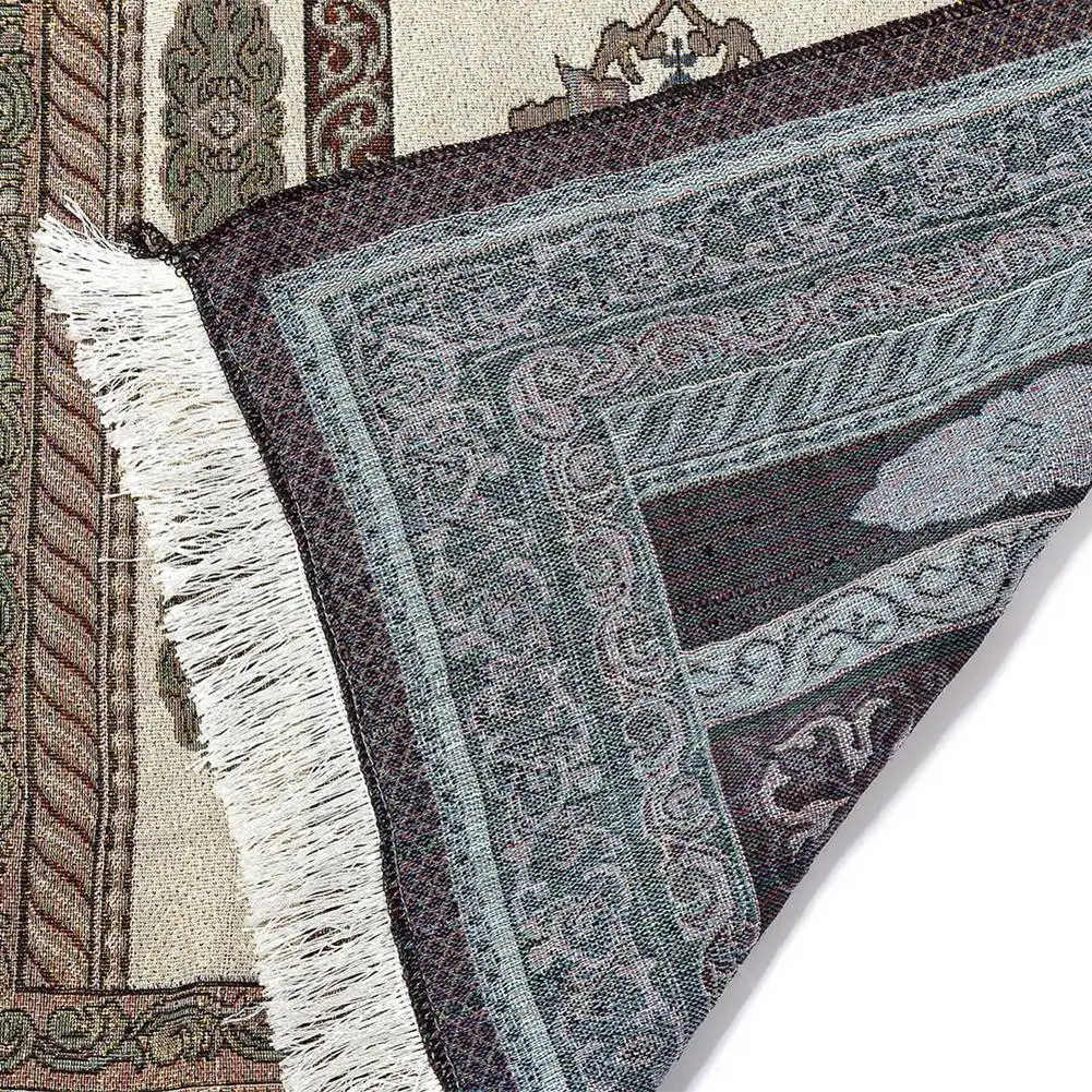 Мягкий И Комфортный хлопковый коврик для молитвы мусульманский ковер Sejadah
