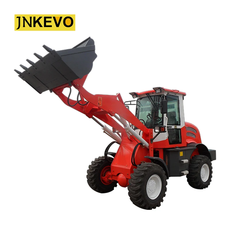 0.7m3 ведро 1 5 тонн грузоподъемность JNKEVO мини колесный погрузчик 915 с сертификатом