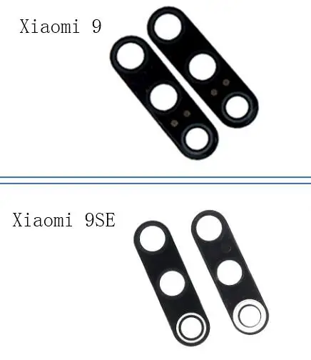 

2pcs/lot Original camera glass lens For Xiaomi 9 Mi9 SE Back Camera Glass Lens Replacement Parts