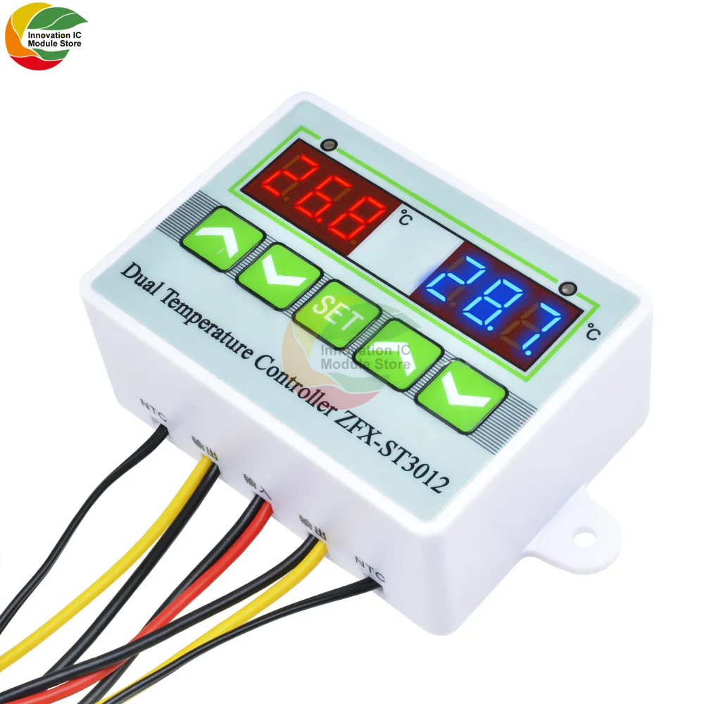 ZFXST3012 Intelligent Thermostat Temperature Controller Switch Dual