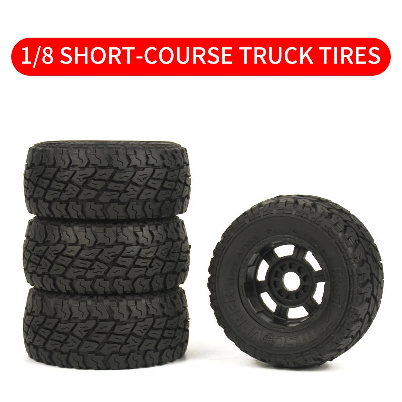 RC Crawler Rubber Tires for 1/16 Buggy Off-Road Truck Car Model Modification