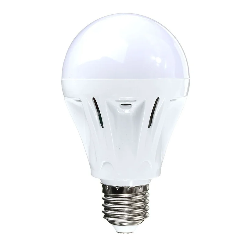 Теплый белый/белый светодиодный светильник ing Bulb-E27 3 Вт 5 Вт 7 Вт со звуковым управлением светодиодный Глобус лампа Теплый день белый SMD энергосберегающий Точечный светильник Лампада