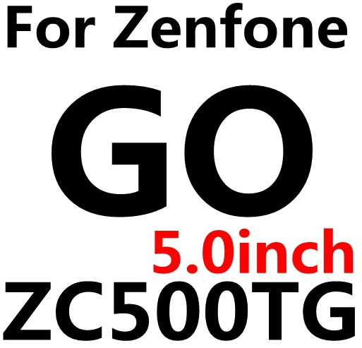 С уровнем твердости 9H 0,26 мм прозрачное закаленное Стекло для Asus Zenfone 2 Laser Ze500KL Ze550KL 5 GO ZC451TG Zenfone 3 Max Zc520TL ZB452KG ZC553KL ZB500KL пленка - Цвет: ZC500TG