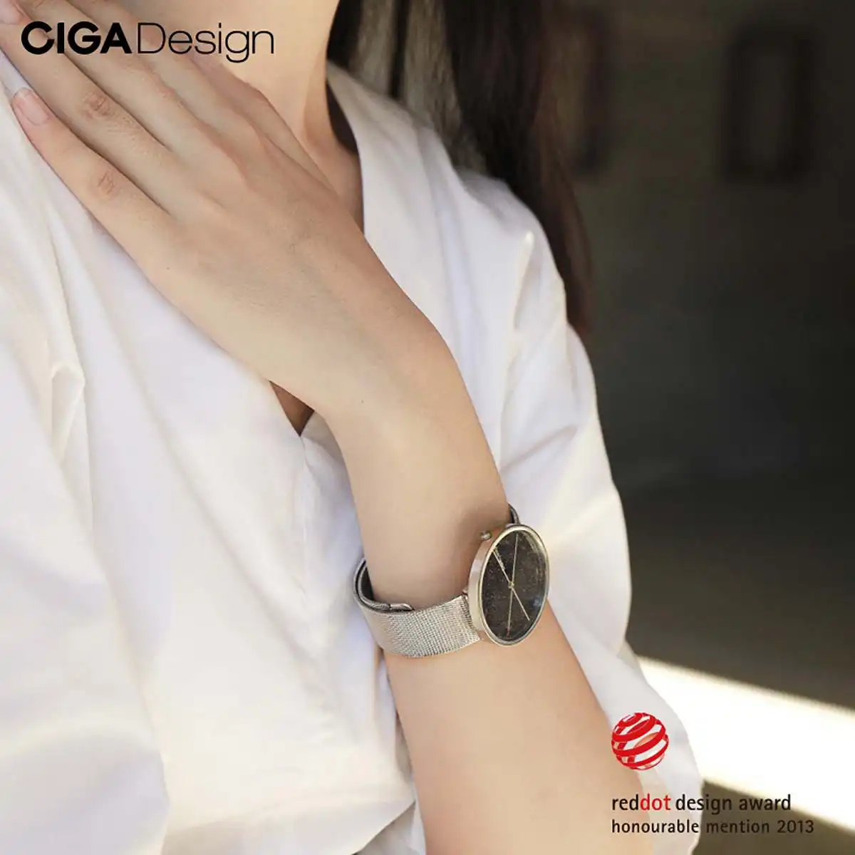 CIGA, дизайнерские кварцевые часы CIGA, романтические, звездное небо, наручные часы, женские, простые, женские часы, выиграны, красная точка, дизайн, награда, Feminino