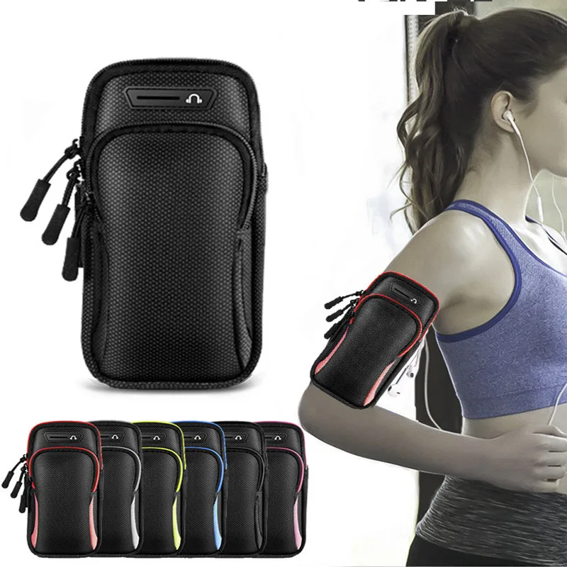 Funda deportiva Universal para teléfono móvil IPhone Pro Max, funda deportiva resistente al agua para el brazo, para correr, para Samsung, Huawei, 6,5 pulgadas