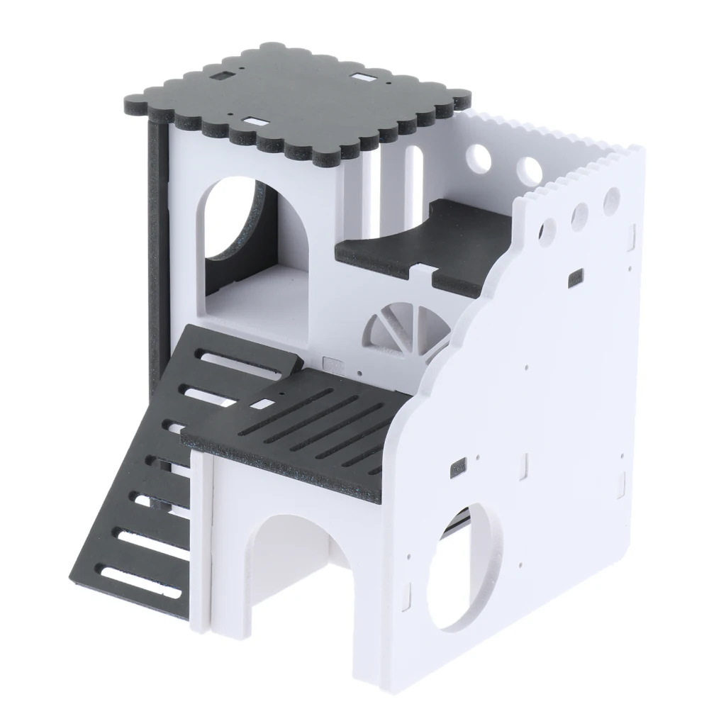 Hamster House Hideout Hideaway Exercise Toys for Rat,Mouse Small Animals