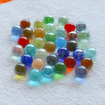 

Free shipping 25pcs/lot 16mm mixed colors marbles Water clusters cases decorative glass ball childhood nostalgia toys marbles
