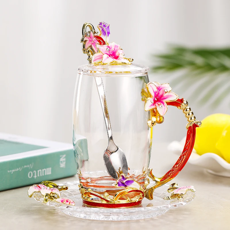14 Европейский Эмаль цвет cofee кружки воды чашки и кружки бытовой знак творческий посуда для напитков - Цвет: 14