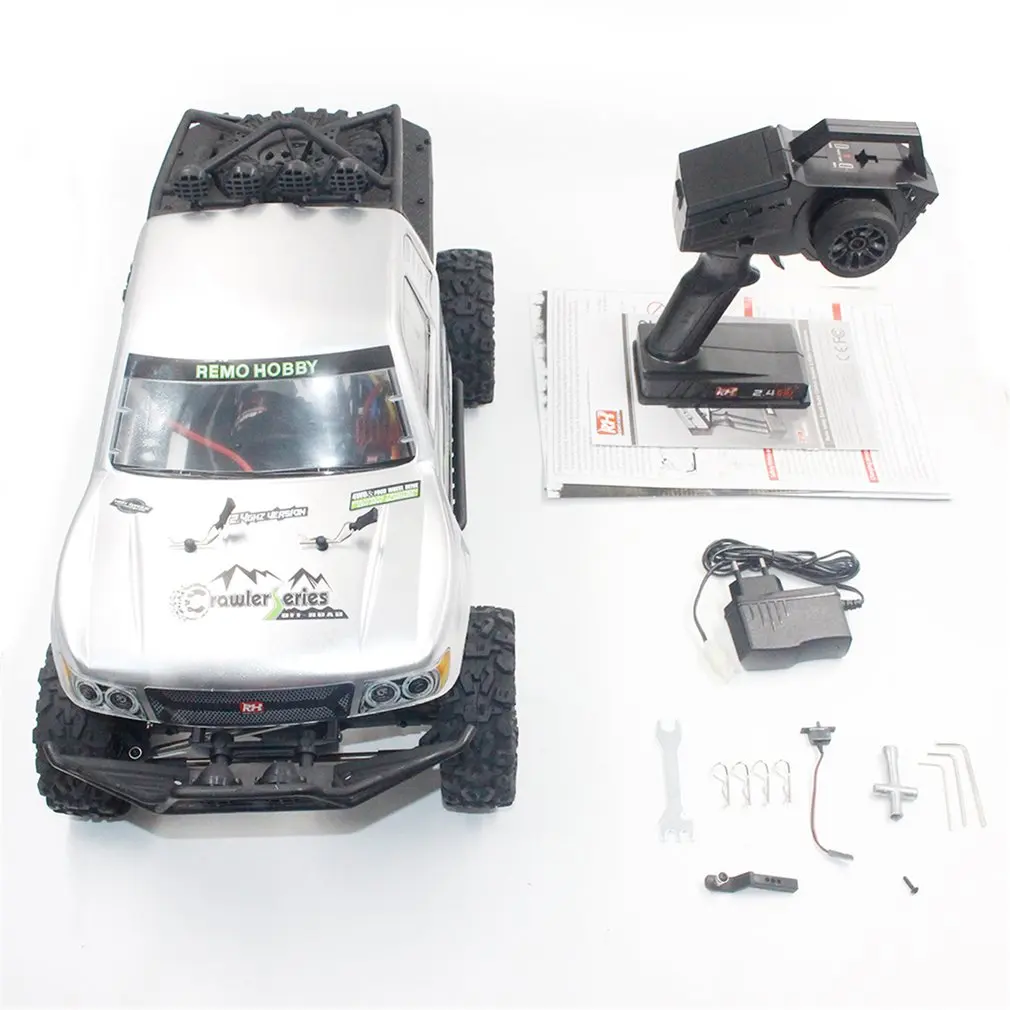 1093-ST 1:10 2,4G 4WD матовый Радиоуправляемый гусеничный автомобиль с дистанционным управлением внедорожный большой ножной автомобиль модель RTR игрушка для детей подарок