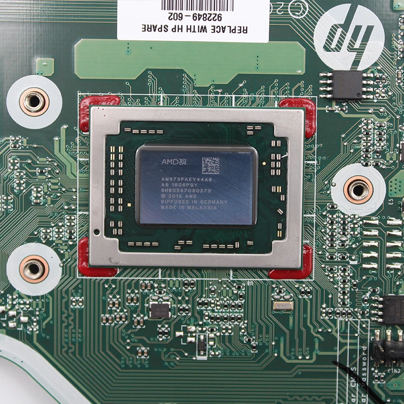 DAN73BMB6D0 motherboard For HP PAV 24-R 27-R 24-r012na AIO Desktop motherboard A12-9730P CPU DDR4 922849-602 922849-002