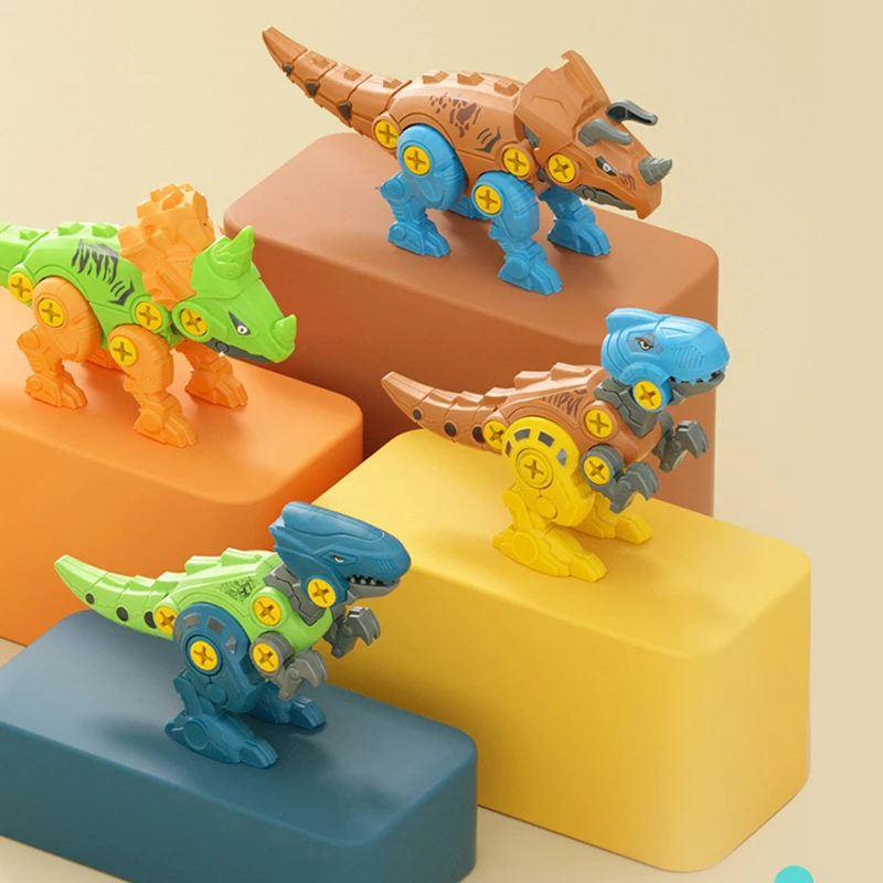 

Children's Toys DIY Dinosaur Model Nut Assembly Easter Eggs Kids craft Toys Kindergarten Education Boys Toys For Children Gift