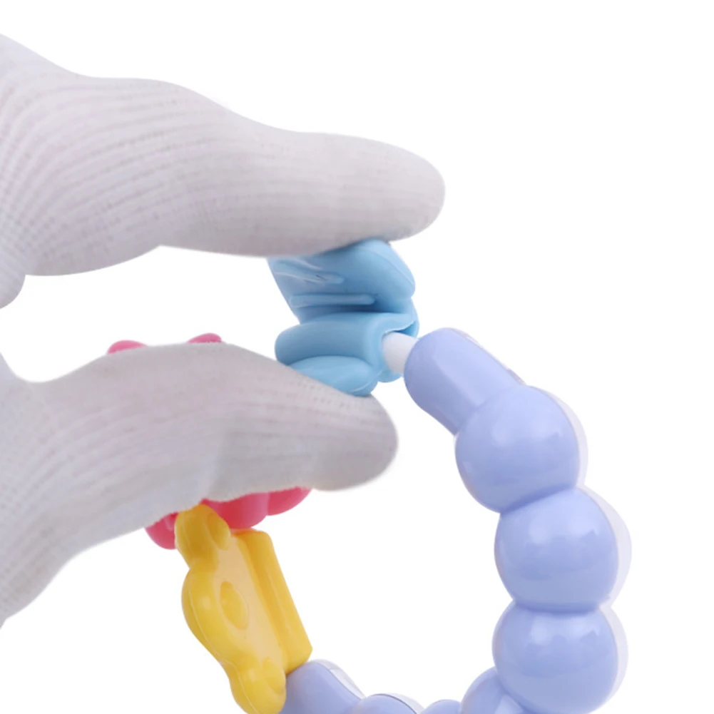Новорожденный детский прорезыватель погремушка-грызунок шейкеры рукоятка колокольчики развития Прорезыватель игрушка для изношенного детская игрушка, подарок на день рождения