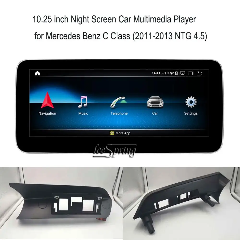 10,25 дюймов Автомобильный мультимедийный плеер для Mercedes Benz C class W204 C204 S204(NTG4.5 2011-) Автомобильный gps навигатор Android 9,0