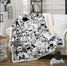 

SONSPEE 3D Print Anime Todoroki Shouto Bakugo Katsuki Many faces Sofa Bed Chair Rest Bedding Blanket Thin Home Decor Supply B115