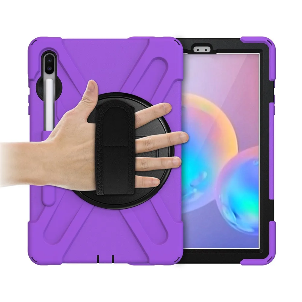 Чехол OMESHIN для samsung Galaxy Tab S6 10,5 SM-T860 T865, ударопрочный чехол с ремешком на запястье