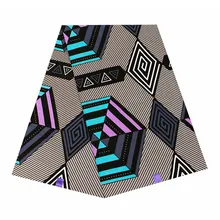 Полный хлопок Африканский принт настоящий воск ткань для одежды обувь сумка 6 ярдов батик ткань Анкара настоящий голландский воск ткань