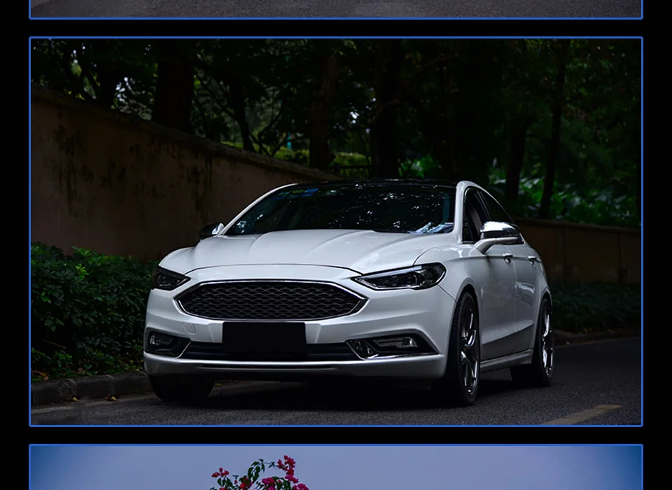 Фары для автомобиля Ford Mondeo Fusion- DRL дневные ходовые огни головная лампа светодиодный Биксеноновая лампа Противотуманные фары автомобильный аксессуар