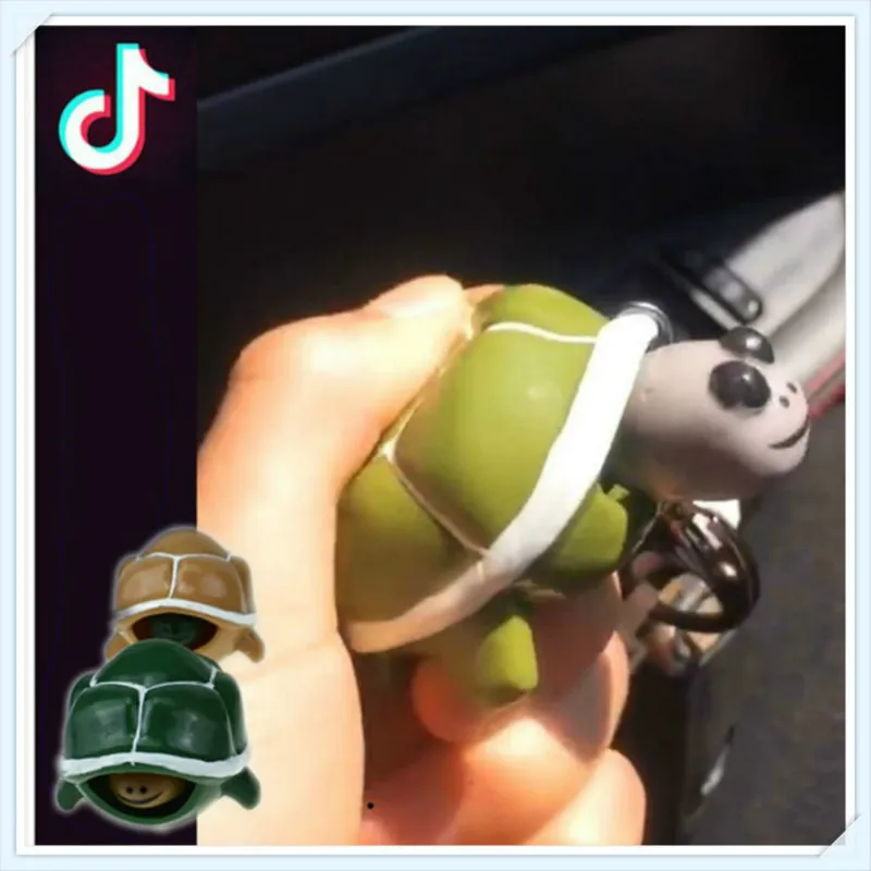 Expansion Head Small Turtle Key Fastener Hanging Pavilion Explosion Relief Toy Gifts Pocket Turtle Toy